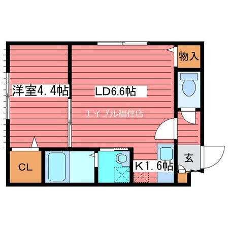 ロコベルソ月寒東の物件間取画像